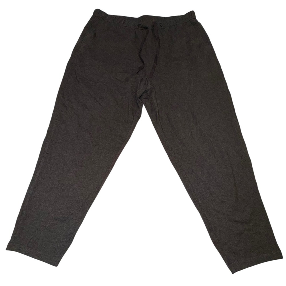 Eileen‎ Fisher Pull On Drawstring Gray Tapered Pants Womens Medium Soft Travel